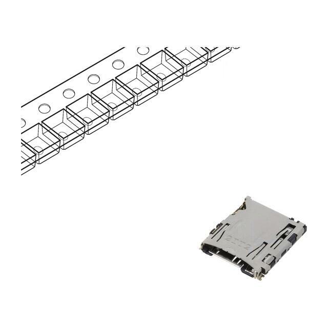 HIROSE Connector: for cards; microSD; push-push