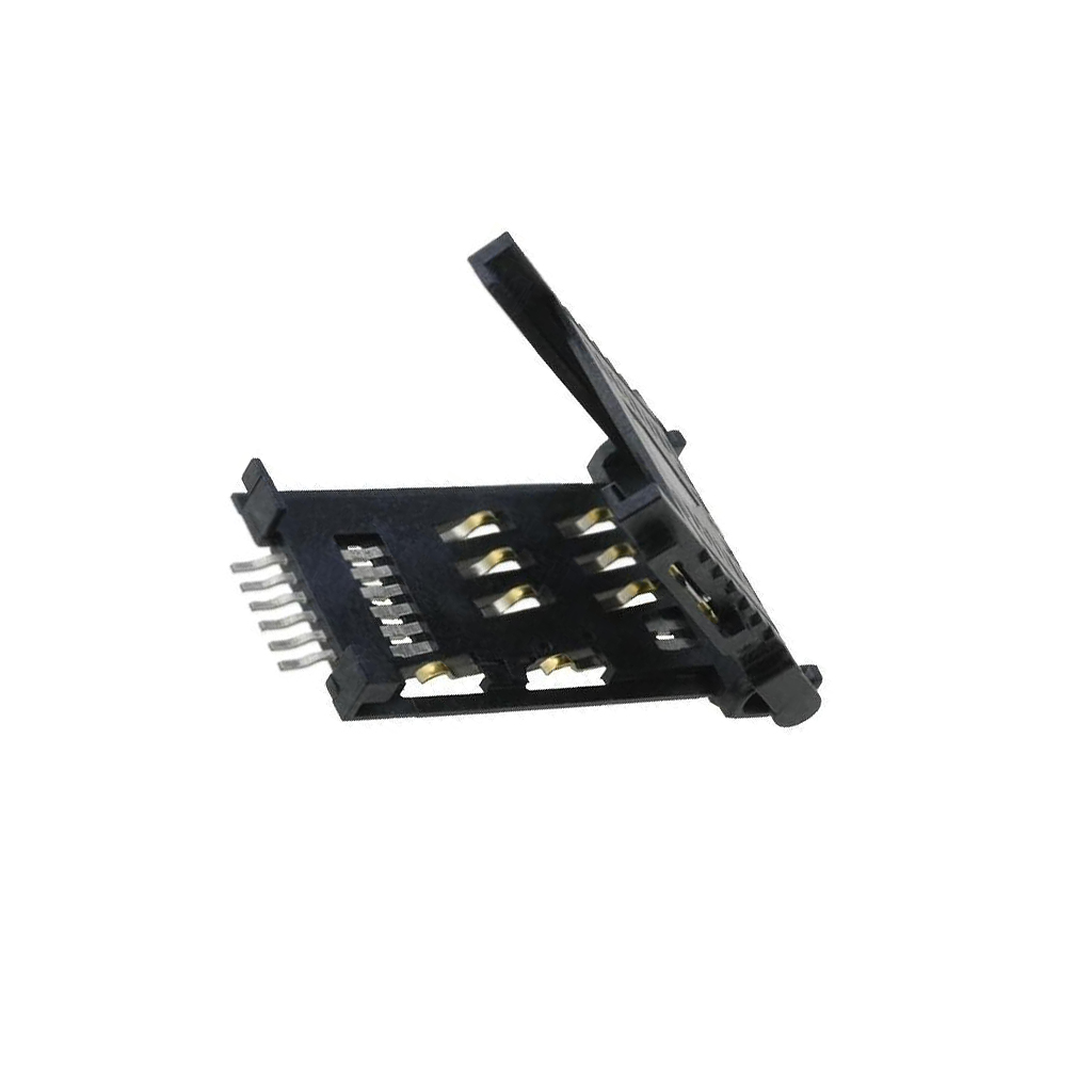 AMPHENOL Connector: for cards; SIM; SMT