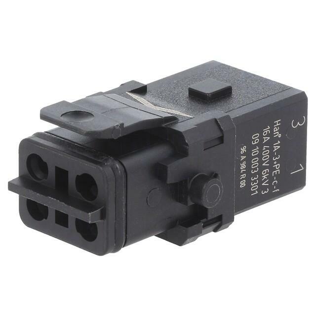 HARTING Connector: HDC; contact insert; female