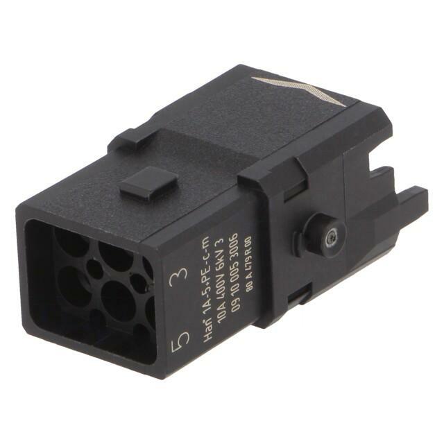 HARTING Connector: HDC; contact insert; male