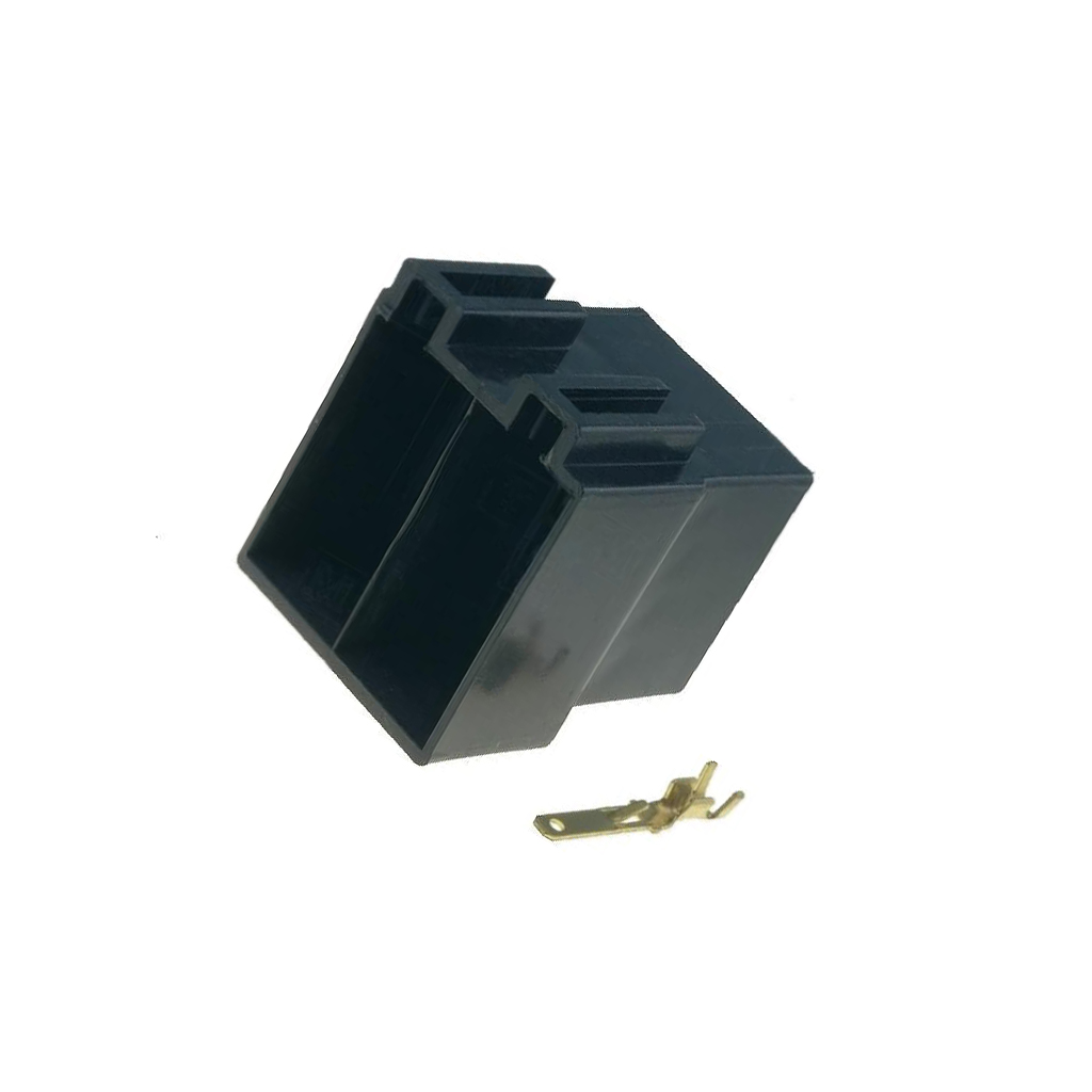 4CARMEDIA Connector housing; socket; double; ISO