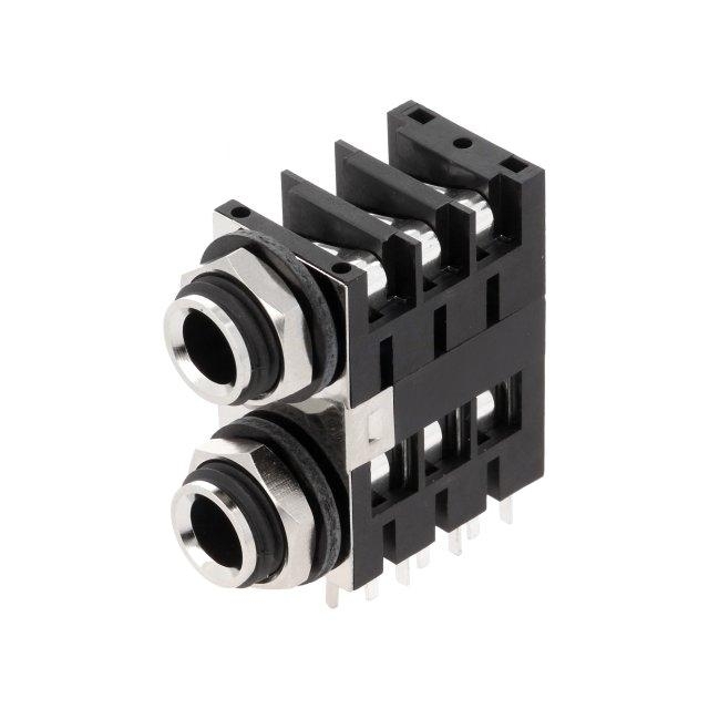 AMPHENOL Connector: Jack 6,3mm; socket