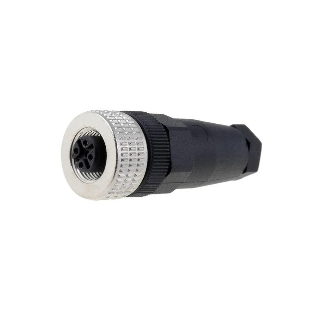 HIRSCHMANN Connector: M12; plug; PIN: 4