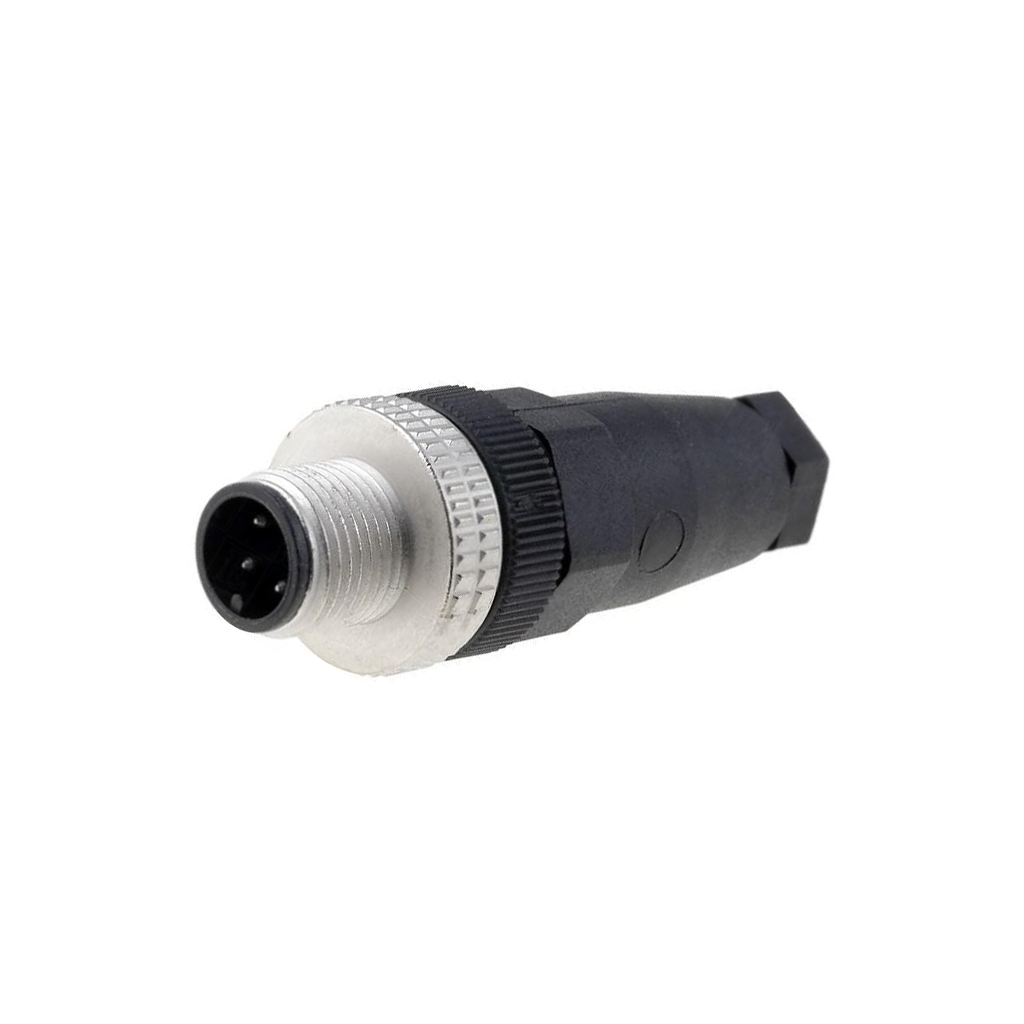 HIRSCHMANN Connector: M12; plug; PIN: 4