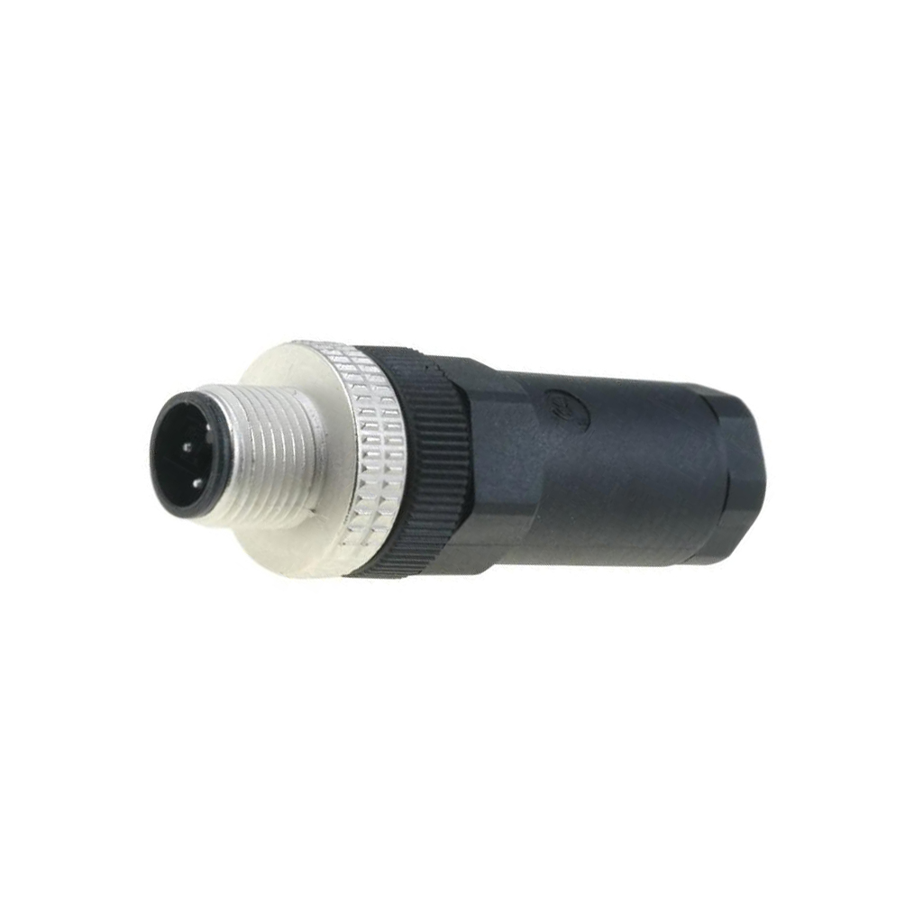 HIRSCHMANN Connector: M12; plug; PIN: 4