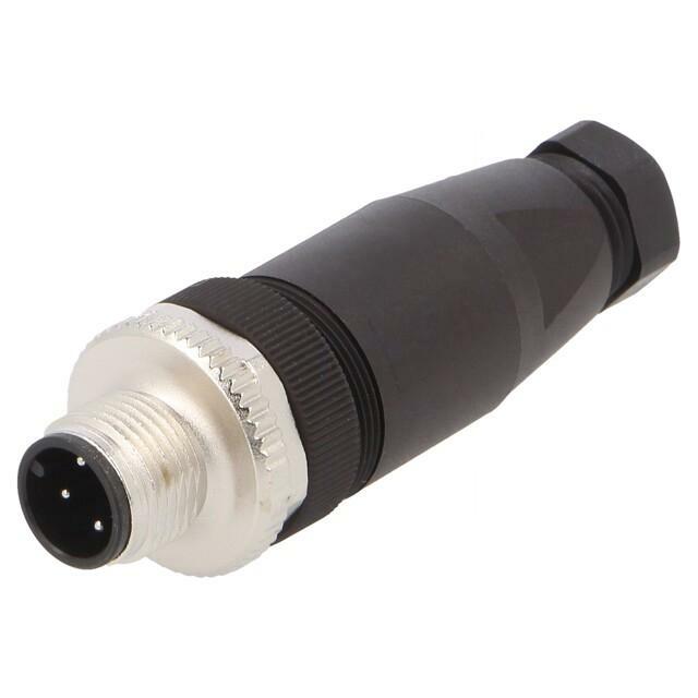WEIDMÜLLER Connector: M12; plug; PIN: 4