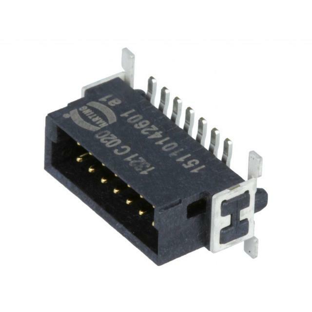 HARTING Connector: PCB-cable/PCB; socket; male; PIN: