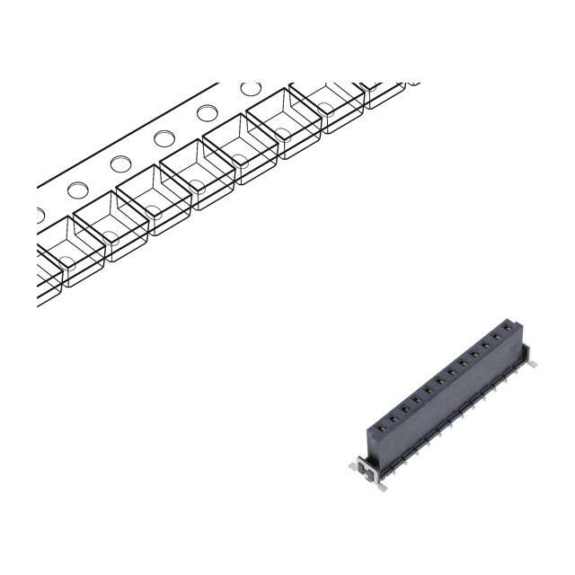 HARTING Connector: PCB to PCB; socket