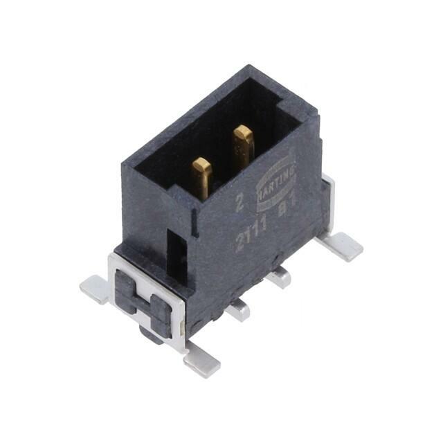 HARTING Connector: PCB to PCB; socket