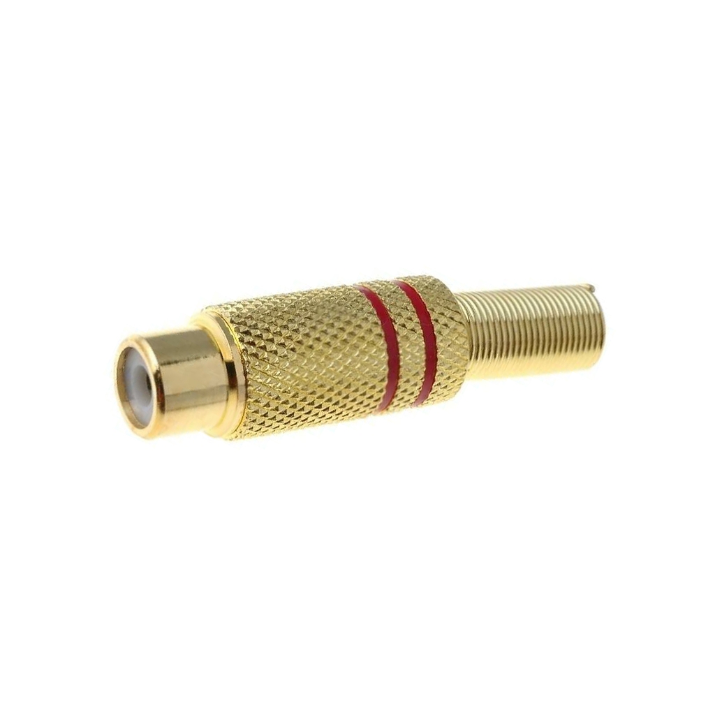NINIGI Connector: RCA; plug; female; with
