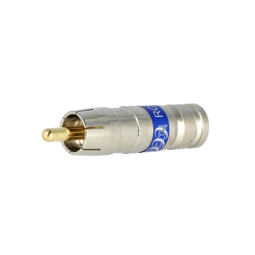 Connector: RCA; plug; male; compression; RG6