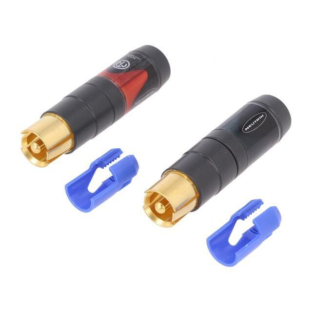 NEUTRIK Connector: RCA; plug; male; straight