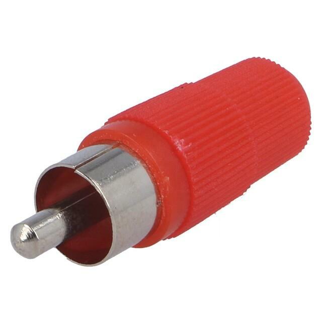 NINIGI Connector: RCA; plug; male; straight
