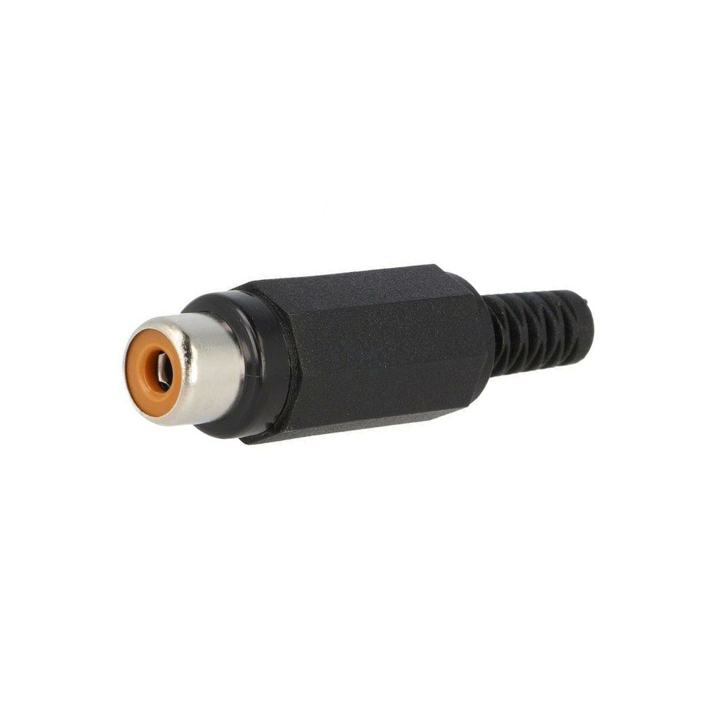LUMBERG Connector: RCA; plug; male; with