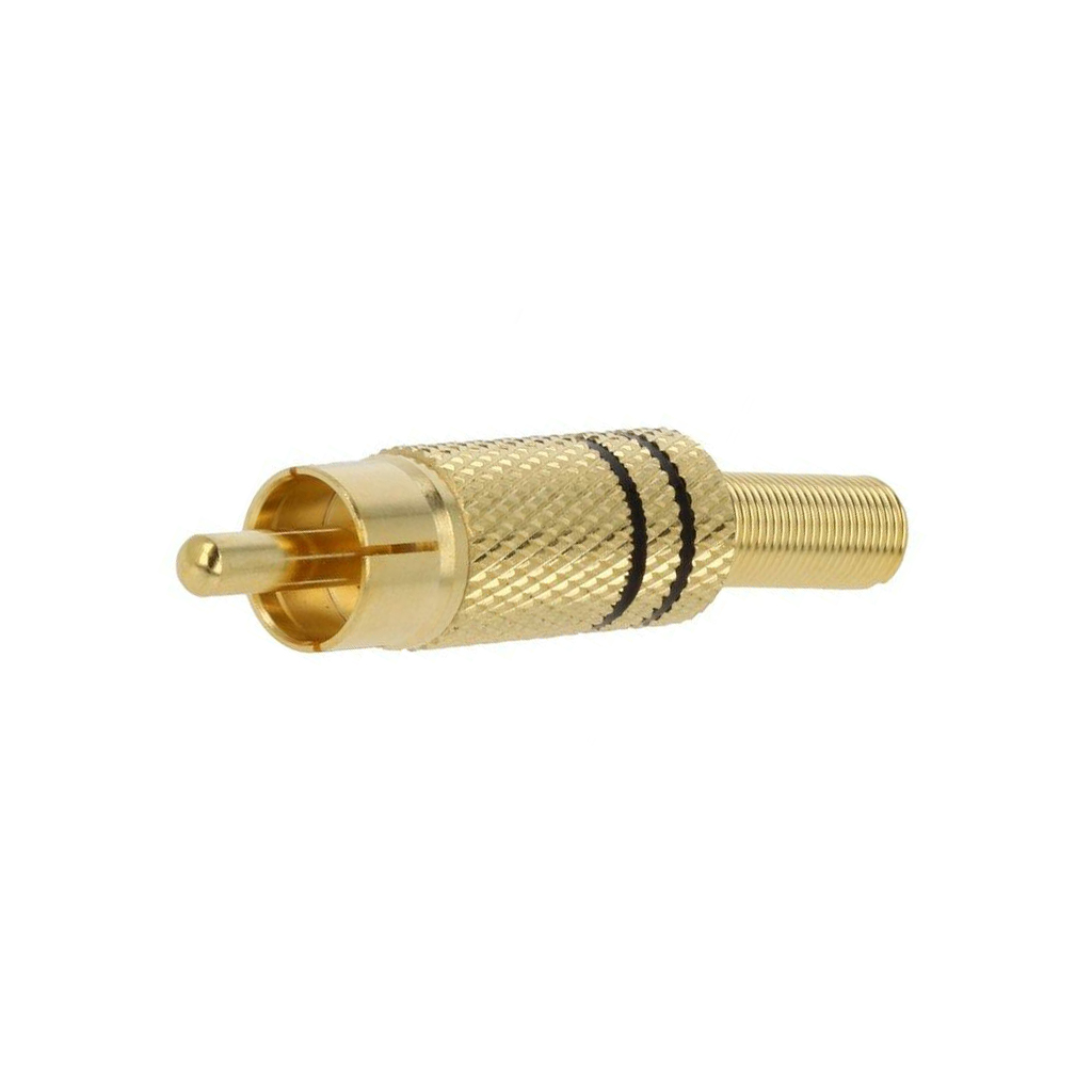 LUMBERG Connector: RCA; plug; male; with