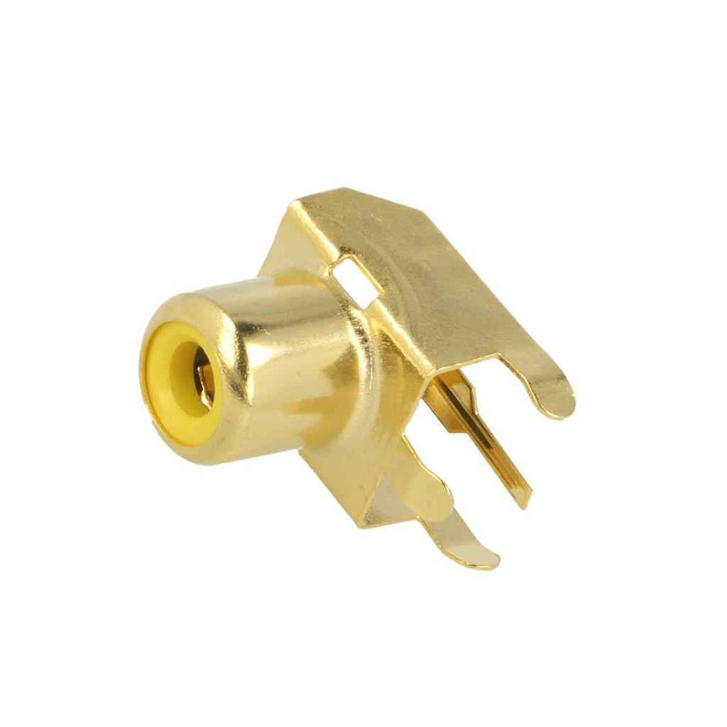 KEYSTONE Connector: RCA; socket; female; angled
