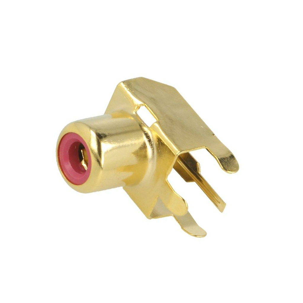 KEYSTONE Connector: RCA; socket; female; angled
