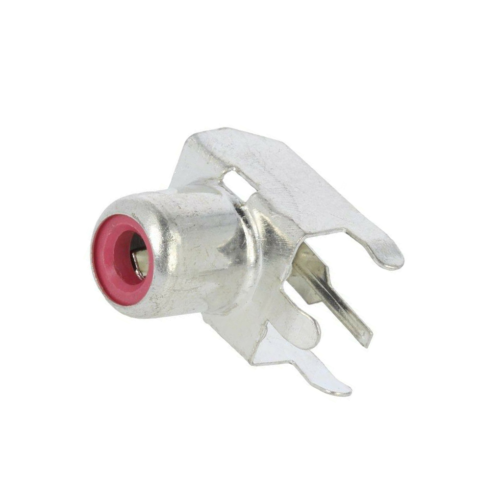 KEYSTONE Connector: RCA; socket; female; angled
