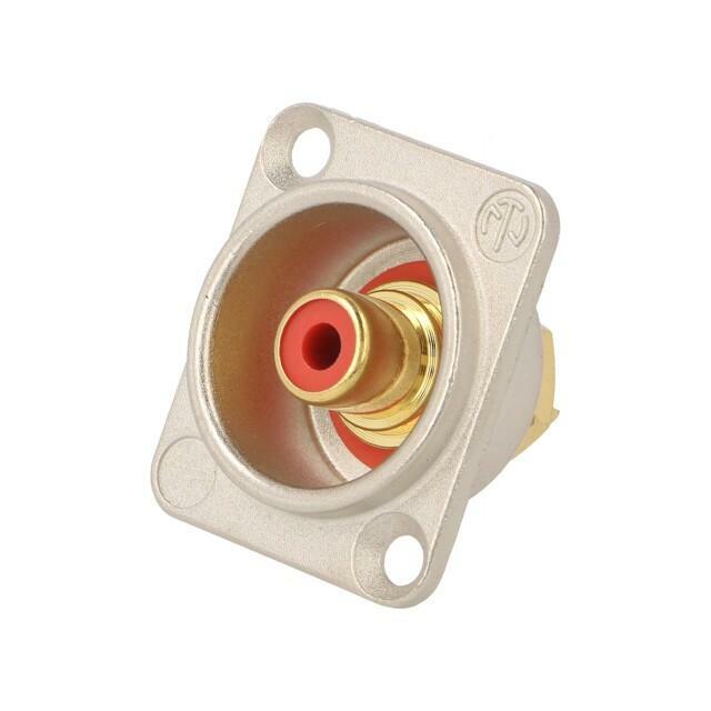 NEUTRIK Connector: RCA; socket; female; straight