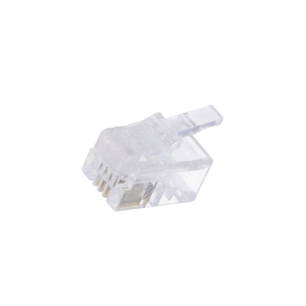 LOGILINK Connector: RJ10; plug; PIN: 4