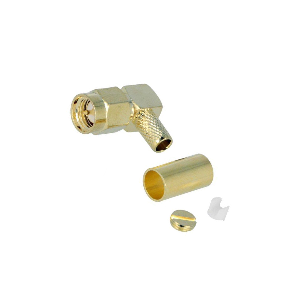 YIZN Connector: SMA; plug; male; angled