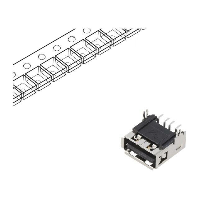 AMPHENOL COMMUNICATIONS SOLUTIONS Connector: USB A