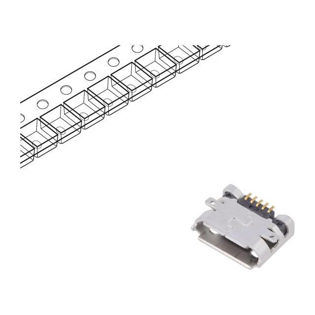 AMPHENOL COMMUNICATIONS SOLUTIONS Connector: USB B