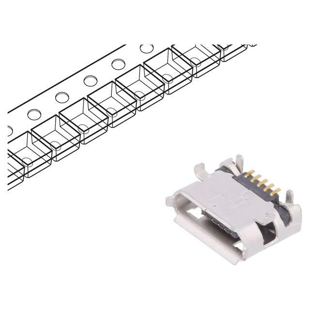 AMPHENOL COMMUNICATIONS SOLUTIONS Connector: USB B