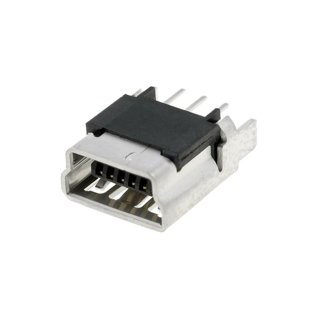 MOLEX Connector: USB B mini; socket