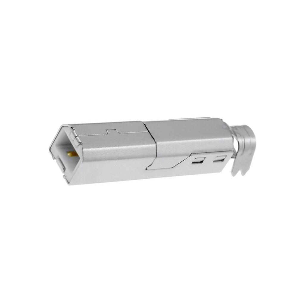 CONNFLY Connector: USB B; plug; soldering
