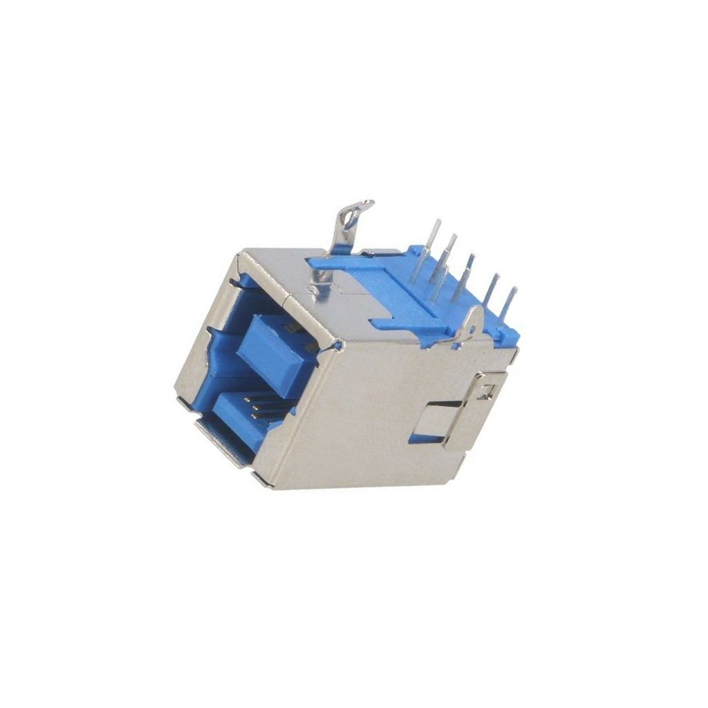 CONNFLY Connector: USB B; socket; on