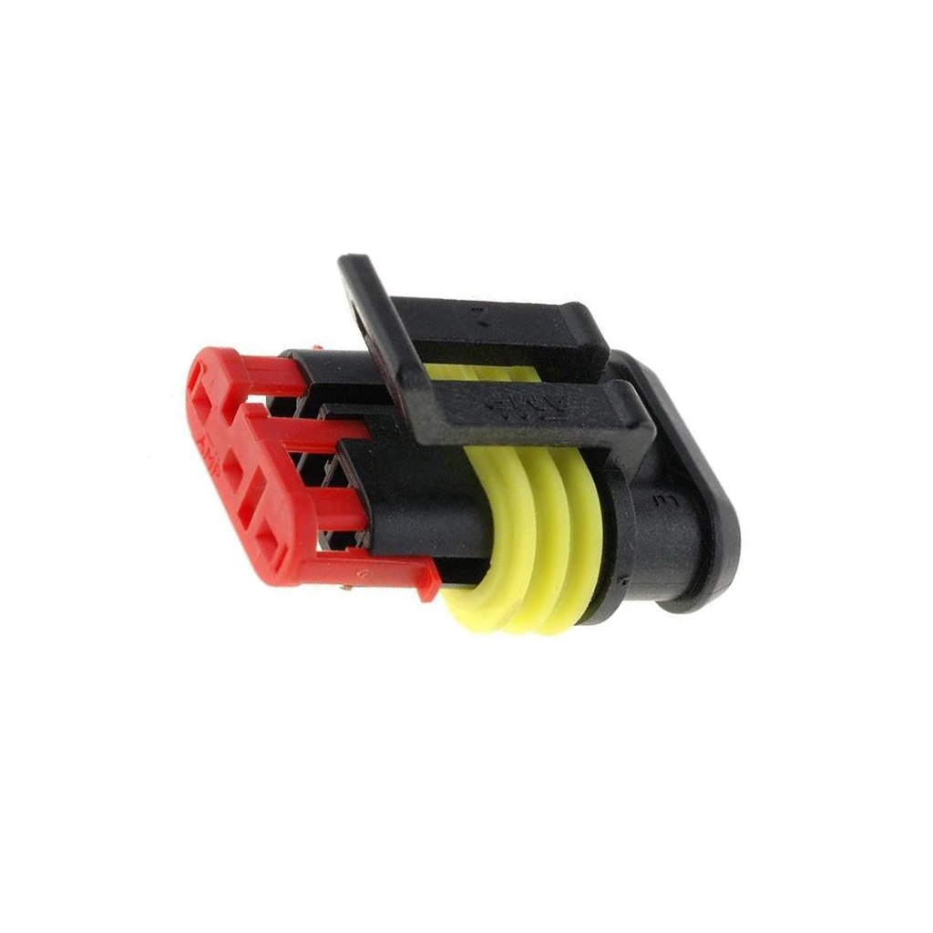 TE CONNECTIVITY Connector: wire-wire; plug; female
