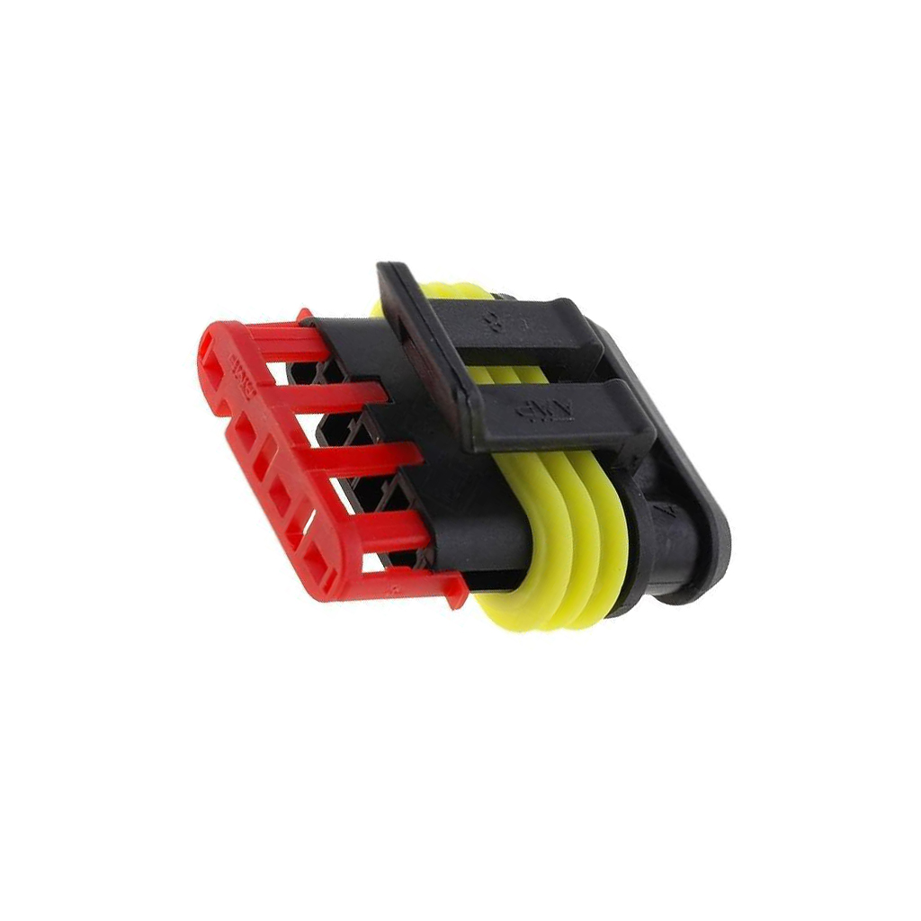 TE CONNECTIVITY Connector: wire-wire; plug; female