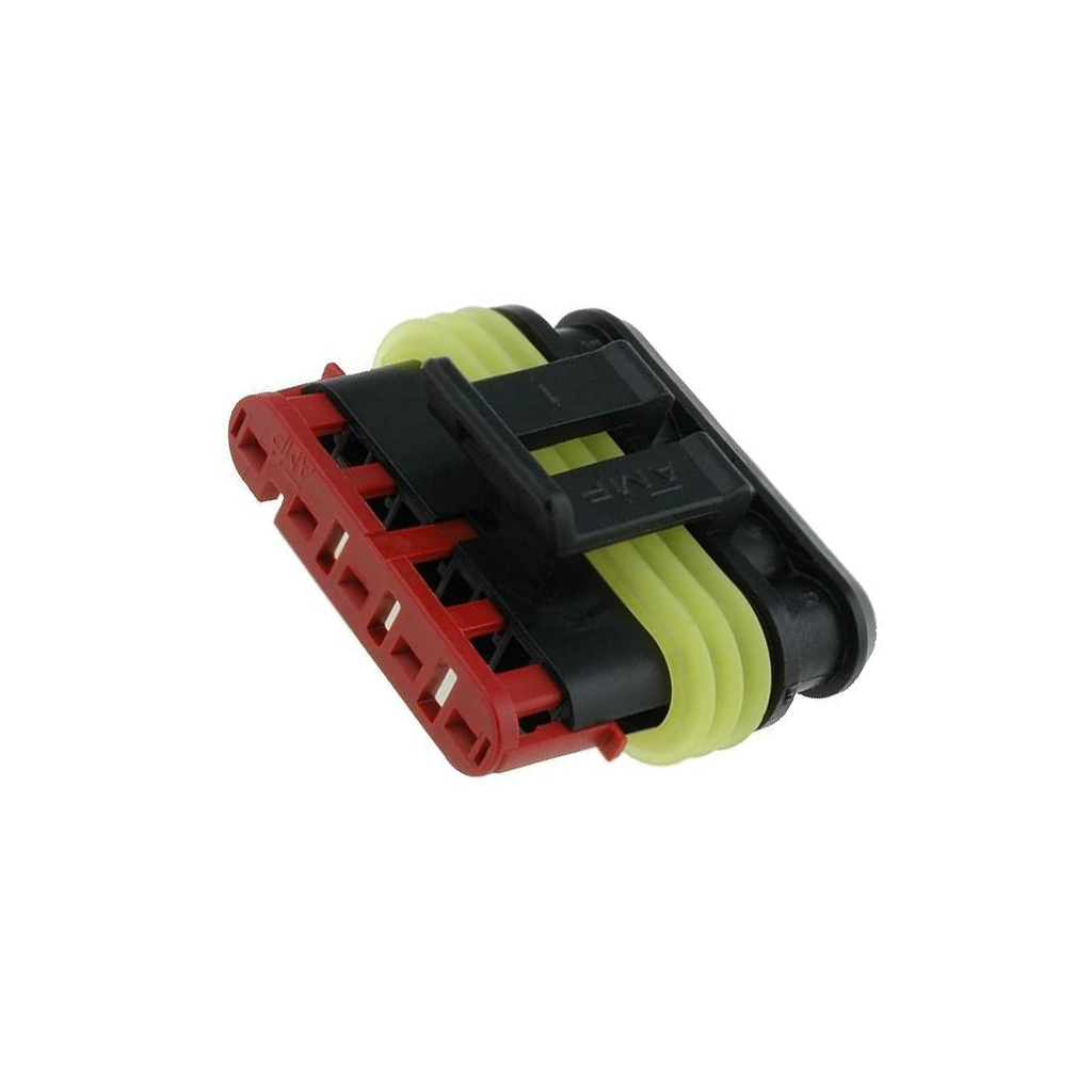 TE CONNECTIVITY Connector: wire-wire; plug; female