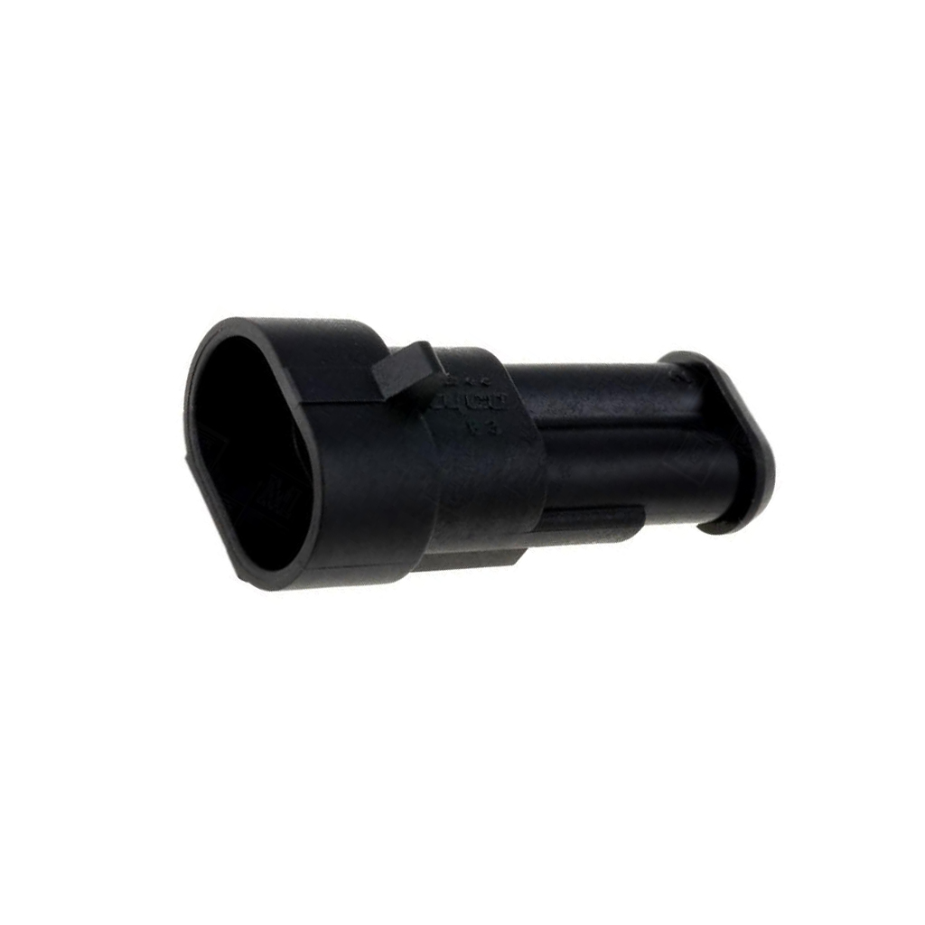 TE CONNECTIVITY Connector: wire-wire; plug; male