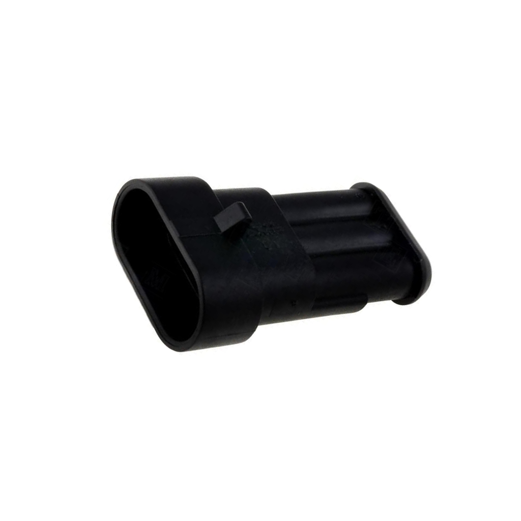 TE CONNECTIVITY Connector: wire-wire; plug; male