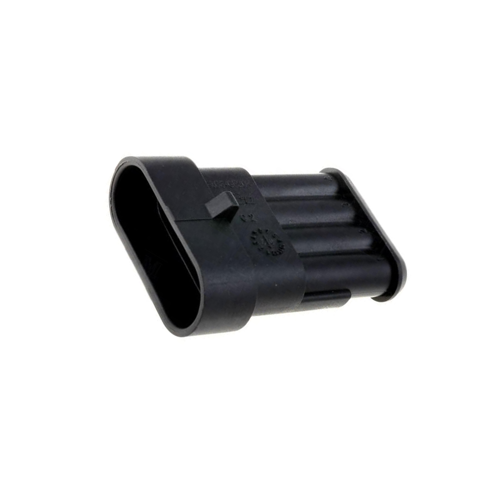 TE CONNECTIVITY Connector: wire-wire; plug; male