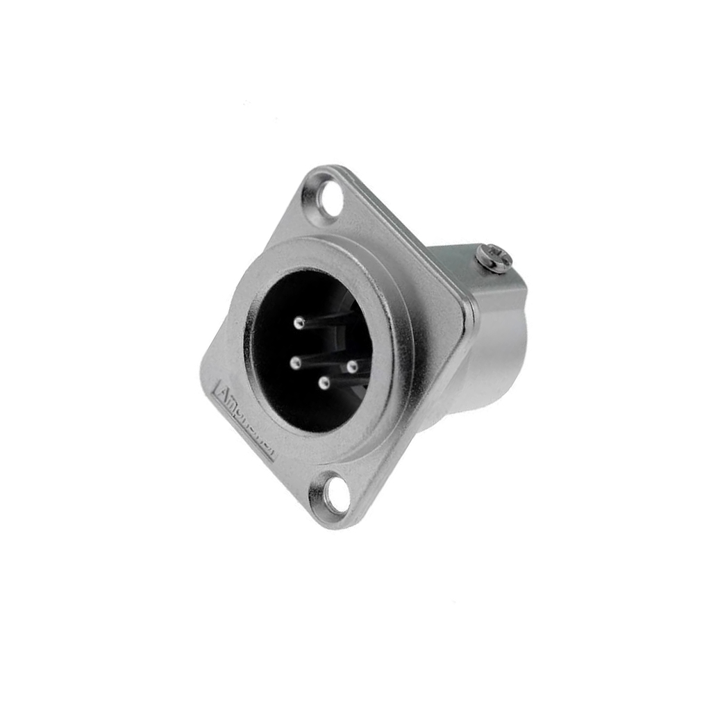 AMPHENOL Connector: XLR; socket; male; AC