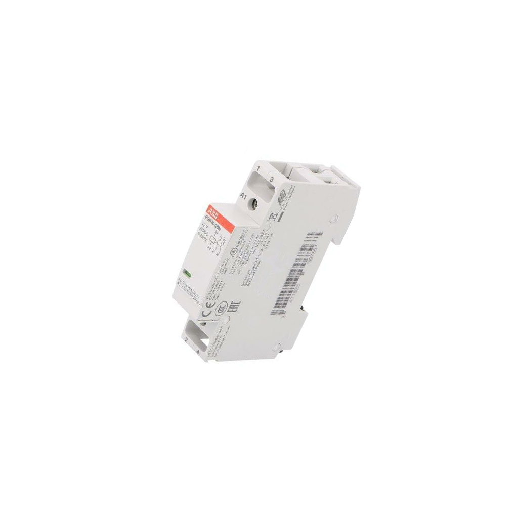 ABB Contactor: 2-pole installation; 20A; 12VAC