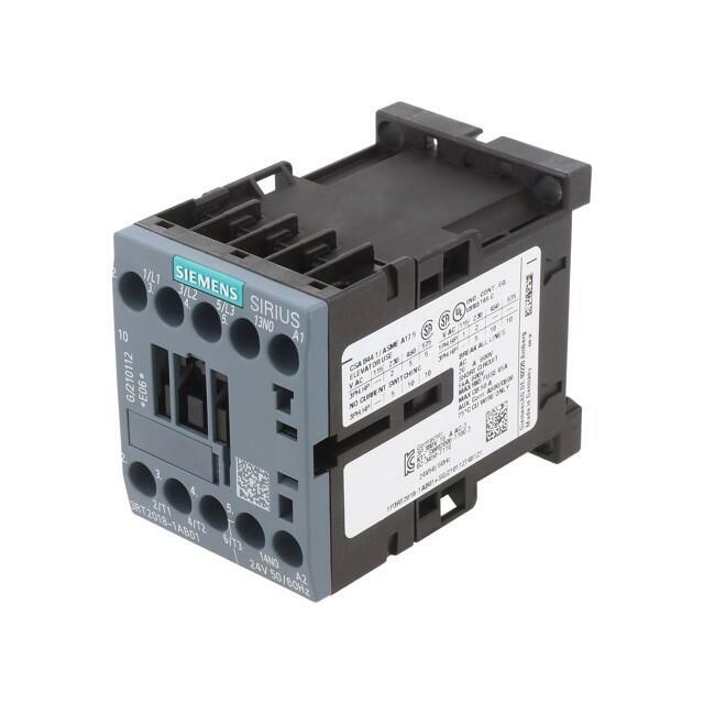 SIEMENS Contactor: 3-pole; NO x3; Auxiliary