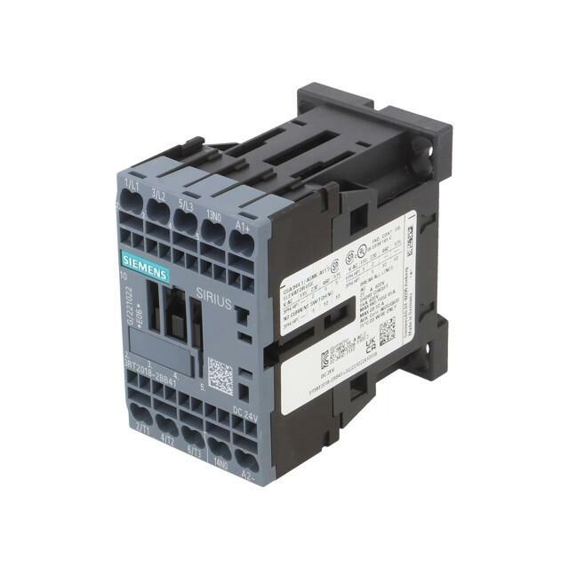 SIEMENS Contactor: 3-pole; NO x3; Auxiliary