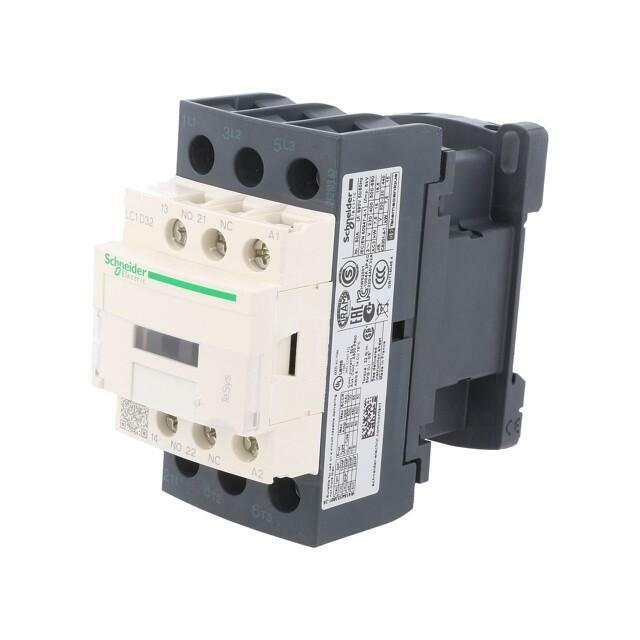 SCHNEIDER ELECTRIC Contactor: 3-pole; NO x3