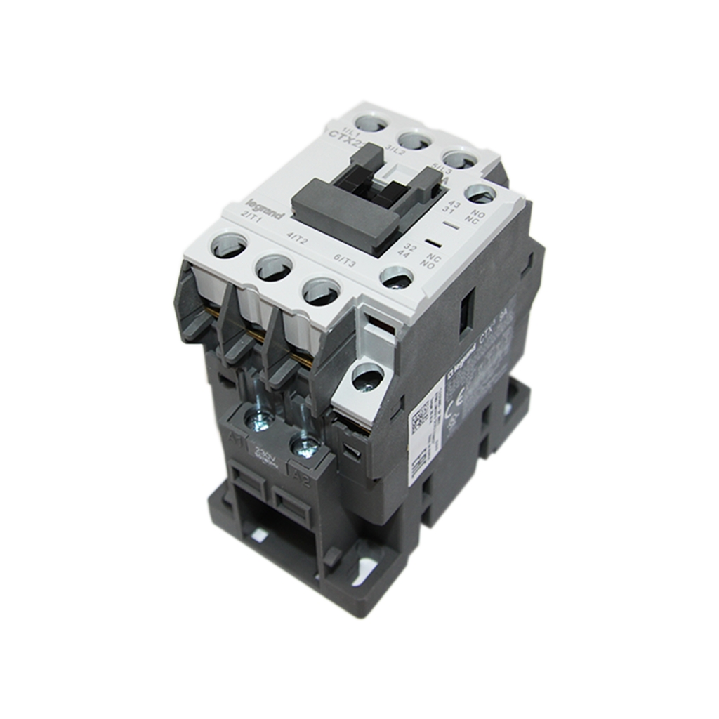 LEGRAND Contactor: 3-pole; NO x3; Auxiliary