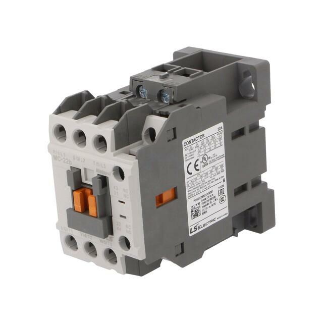 LS ELECTRIC Contactor: 3-pole; NO x3