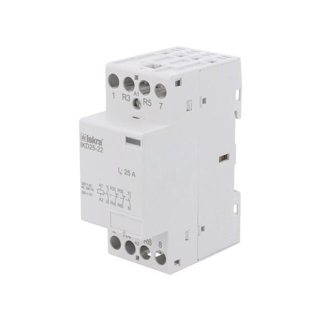 ISKRA Contactor: 4-pole installation; 25A; 230VAC