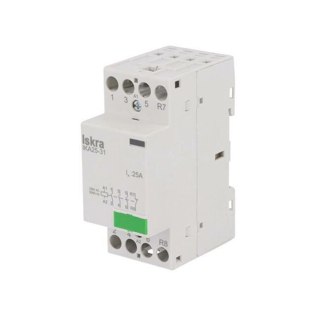 ISKRA Contactor: 4-pole installation; 25A; 230VAC