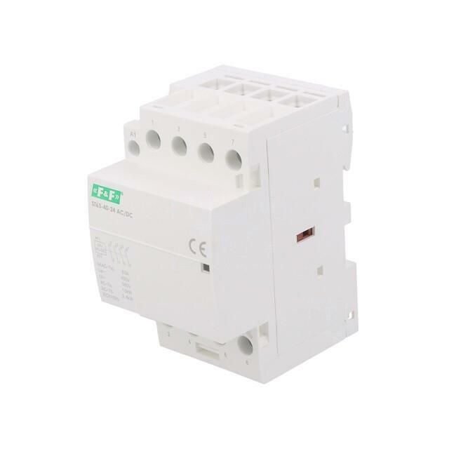 F&F Contactor: 4-pole installation; 63A; 24VAC