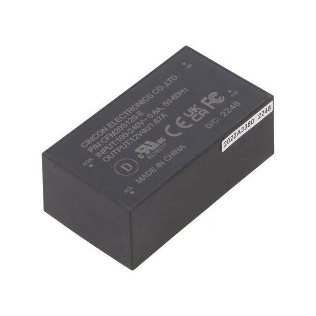 CINCON Converter: AC/DC; 20W; Uin: 90÷264VAC