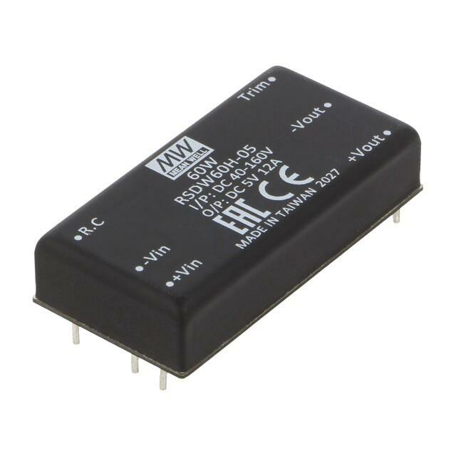 MEAN WELL Converter: DC/DC; 60W; Uin: