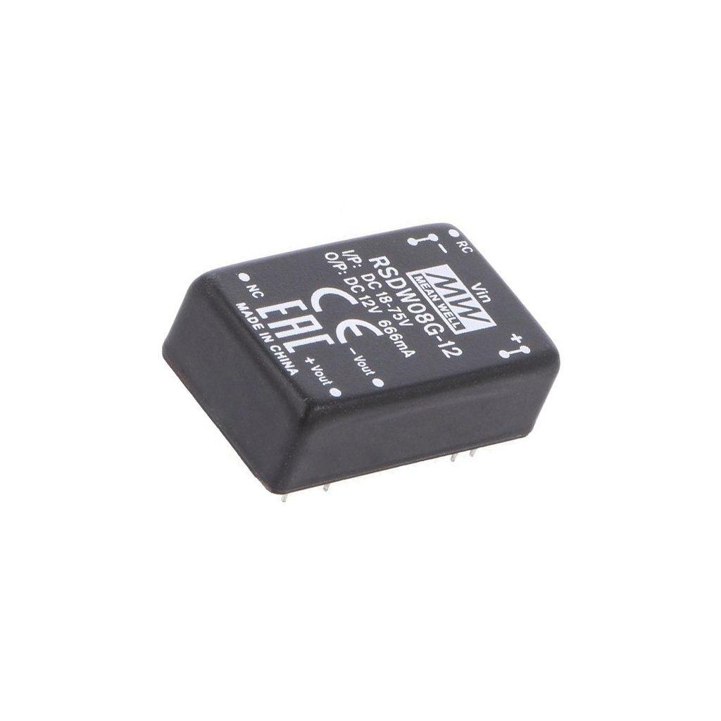 MEAN WELL Converter: DC/DC; 8W; Uin: